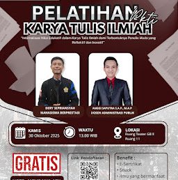 PELATIHAN KARYA TULIS ILMIAH 2025