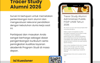 [Undangan Alumni] Tracer Study Administrasi Publik FISIP UNIB 2026