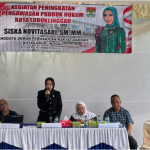 Anggota DPRD Kota Lubuklinggau Siska Novitasari S.M., M.M Sosialisasikan Perda Nomor 14 Tahun 2021 Tentang Lembaga Adat