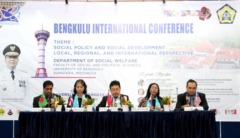 Faculty of Social and Political Sciences, University of Bengkulu, Holds International Conference on Social Policy and Social Development