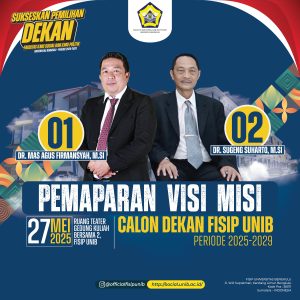 Pemaparan Visi dan Misi Calon Dekan Fakultas Ilmu Sosial dan Ilmu Politik Universitas Bengkulu Periode 2025-2029