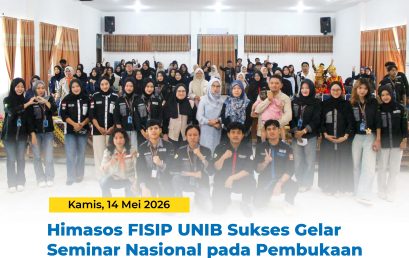 Himasos FISIP UNIB Gelar Seminar Nasional Kesetaraan Gender pada Pembukaan Dies Natalis ke-27