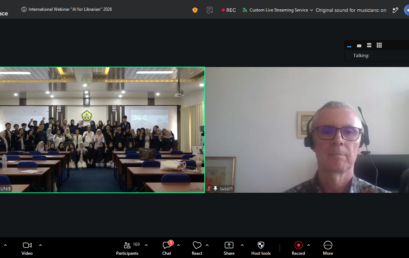 Webinar Internasional “AI for Librarian” Prodi Perpustakaan dan Sains Informasi FISIP UNIB Sukses Digelar, Bahas Peran AI bagi Pustakawan di Era Digital